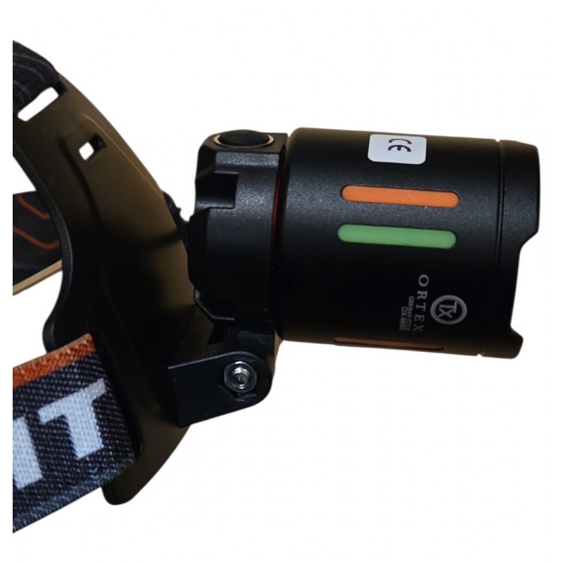 Prožektorius ant galvos CREE PM10-TG, 360 liumenų šviesos diodas, pakraunamas, 3-akumuliatoriai