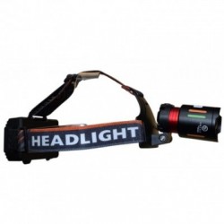 Prožektorius ant galvos CREE PM10-TG, 360 liumenų šviesos diodas, pakraunamas, 3-akumuliatoriai