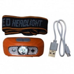 Mažas prožektorius ant galvos 1W Led su judesio daviklių