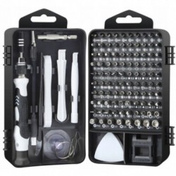 Precizinių antgalių ir bitų rinkinys 115vnt.
