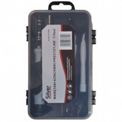 Precizinių antgalių ir bitų rinkinys 115vnt.