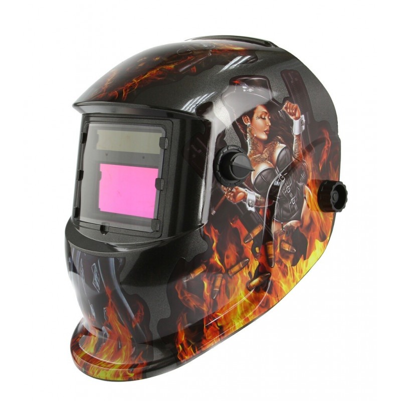 Automatiškai tamsėjantis šalmas MIG, TIG, MAG ir MMA (M87017)