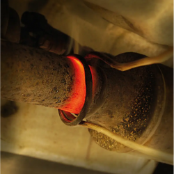 Indukcinė spiralė lanksti (flexi) 80cm balta Indukcinė spiralė lanksti (flexi) 80cm balta