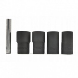 Sugadintų varžtų išsukėjų rinkinys 5vnt., 17-22mm