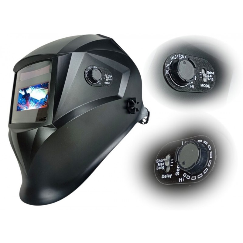 Profesionalus suvirintojo skydelis su automatiniu filtru DIN 3/3–8/9–13