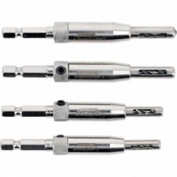 Savaime centruojančių grąžtų rinkinys 4 vnt.