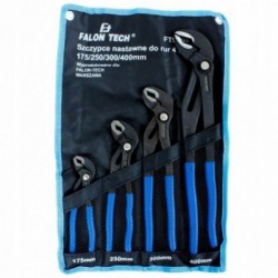 Replės santechninės su mygtuku 175, 250, 300, 400mm rinkinys 4vnt.