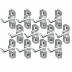 Įrankių vežimėlis, 3 lentynos, 12 kabliukų