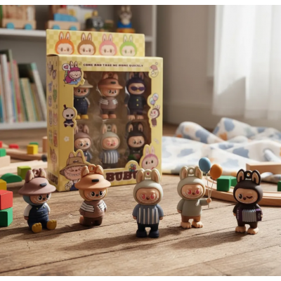 Mini Labubu figūrėlių...