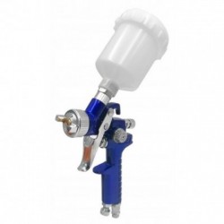 HVLP dažų purškimo pistoletas 0,8 mm, 125 ml.