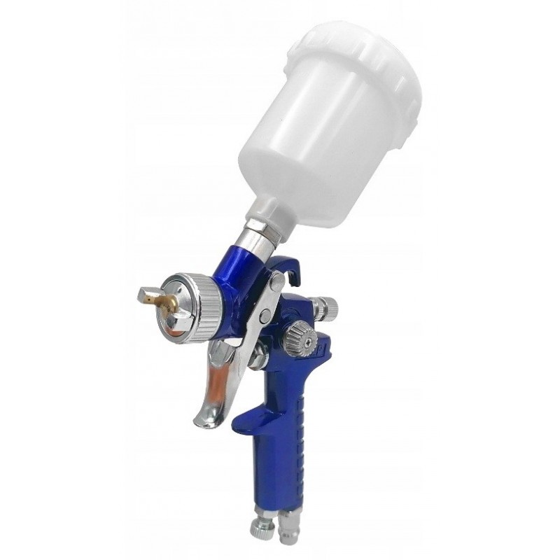 HVLP dažų purškimo pistoletas 0,8 mm, 125 ml.