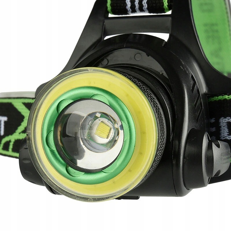 Prožektorius ant galvos, CREE XML-T6 šviesos diodas, ultavioletine šviesa