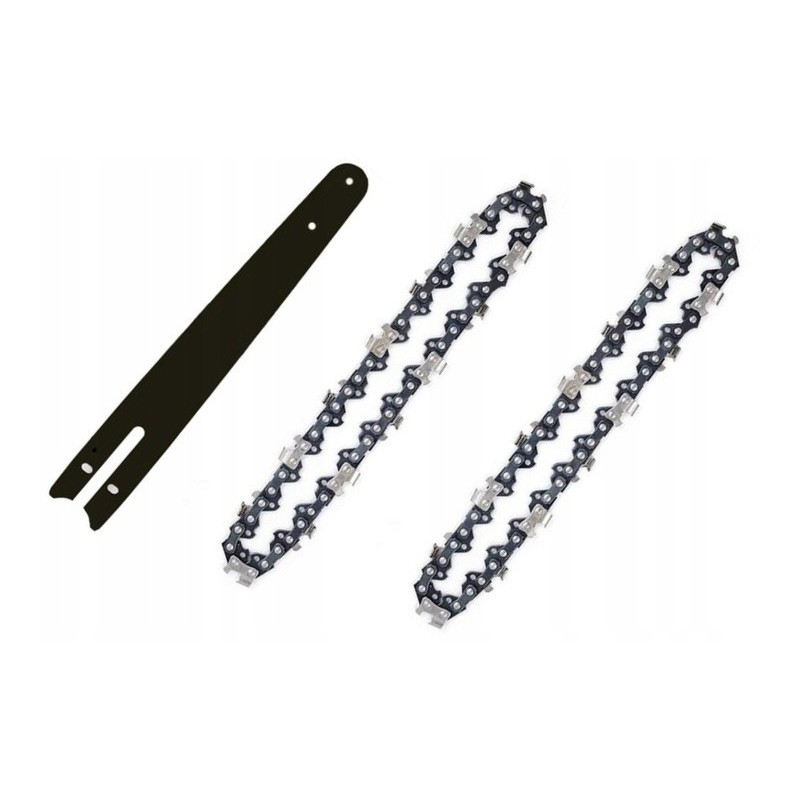 Grandininio pjūklo pjovimo juosta su dviem grandinėmis 10″ 25cm 3/8" 1,3 40 narelių