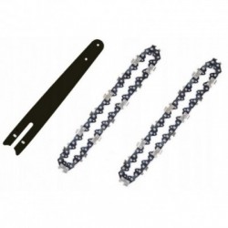 Grandininio pjūklo pjovimo juosta su dviem grandinėmis 8" 20cm 0,043 1,0mm 47 narelių