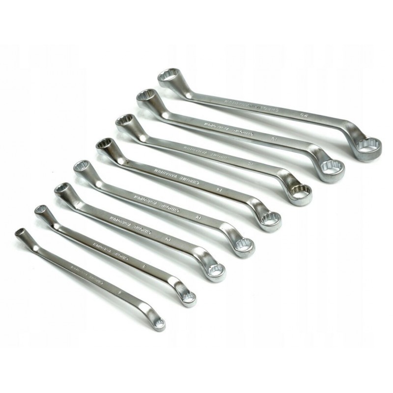 Kilpinių raktų rinkinys 6x7-20x22 mm, 8 vnt.