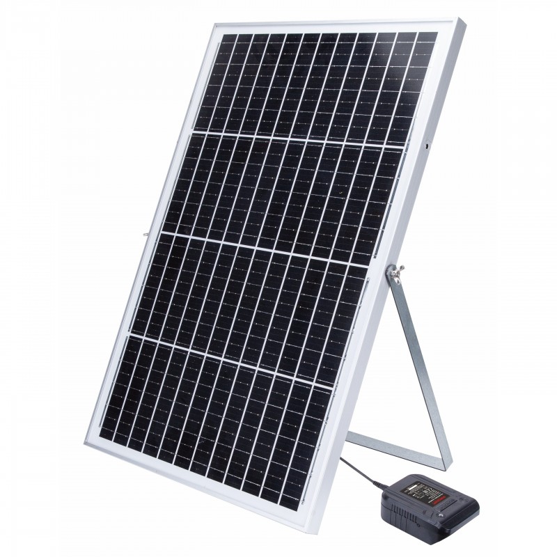 Daugiafunkcinis saulės panelės įkroviklis WORCRAFT akumuliatoriams 50W