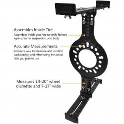 Ratlankių ir padangų suderinamumo matuoklis (5 skylių) Ratlankių ir padangų suderinamumo matuoklis (5 skylių)