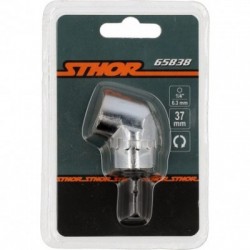 Kampinis adapteris 37mm, 1/4'', 105˚