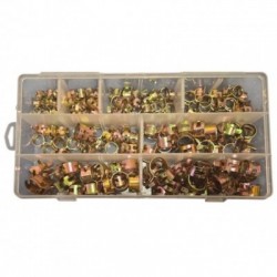 Spyruoklinių sąvaržų rinkinys 160 vnt.