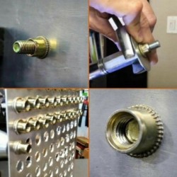 Srieginių kniedžių rinkinys M3-M10, plieninės+aliuminės, 300vnt.