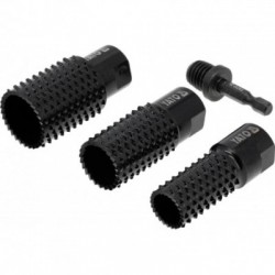 Cilindrinių medienos šlifavimo disku rinkinys 4 vnt.