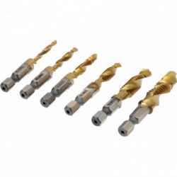 Grąžtų-sriegiklių rinkinys M3-M10, HEX