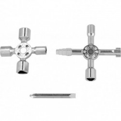 Universalus 10 viename elektros spintelės raktas