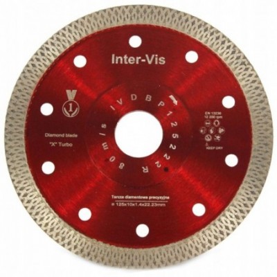 Profesionalus deimantinis pjovimo diskas X-Turbo 125 mm