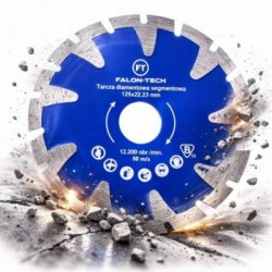 Segmentuotas deimantinis diskas 125 mm