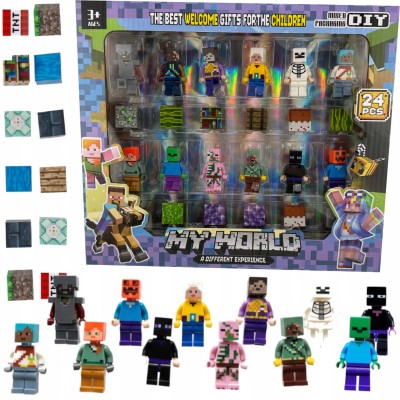 LEGO Minecraft žmogeliukų...