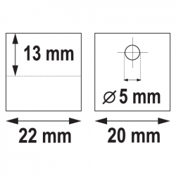Replės skylėms ir kraštų lyginimui
