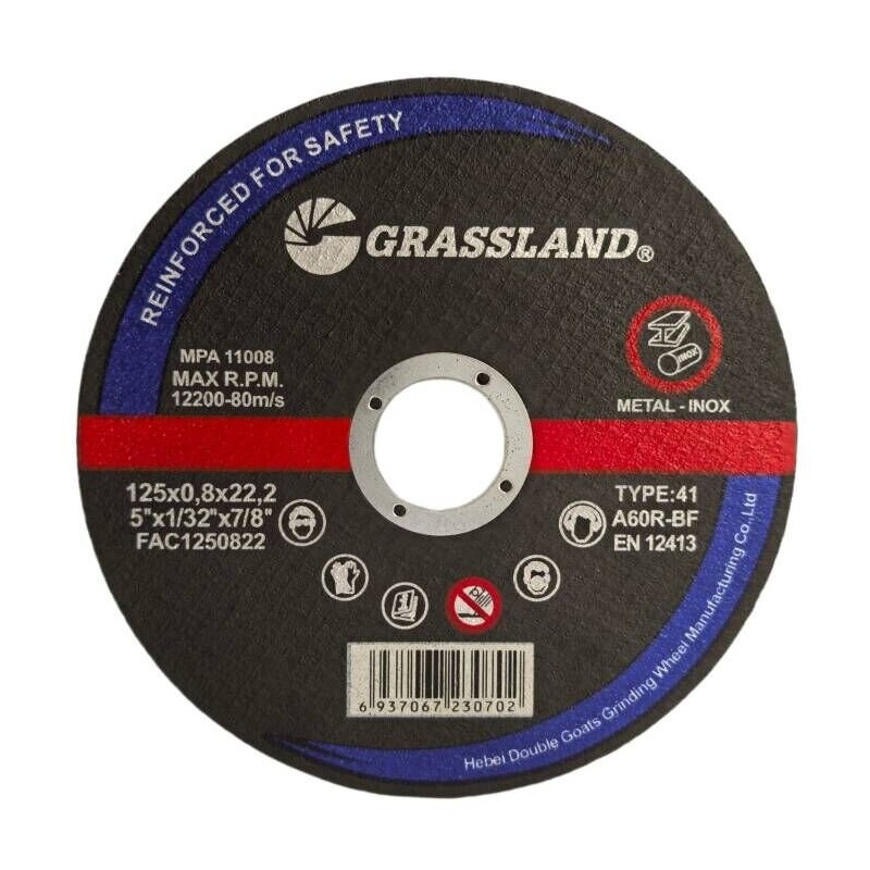 Metalo pjovimo diskas 125x0.8x22.2 41 tip.