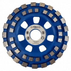 Profesionalus deimantinis šlifavimo diskas betonui 125mm, 22.2mm