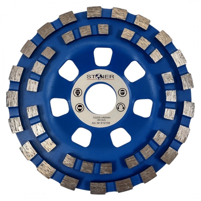 Profesionalus deimantinis šlifavimo diskas betonui 125mm, 22.2mm