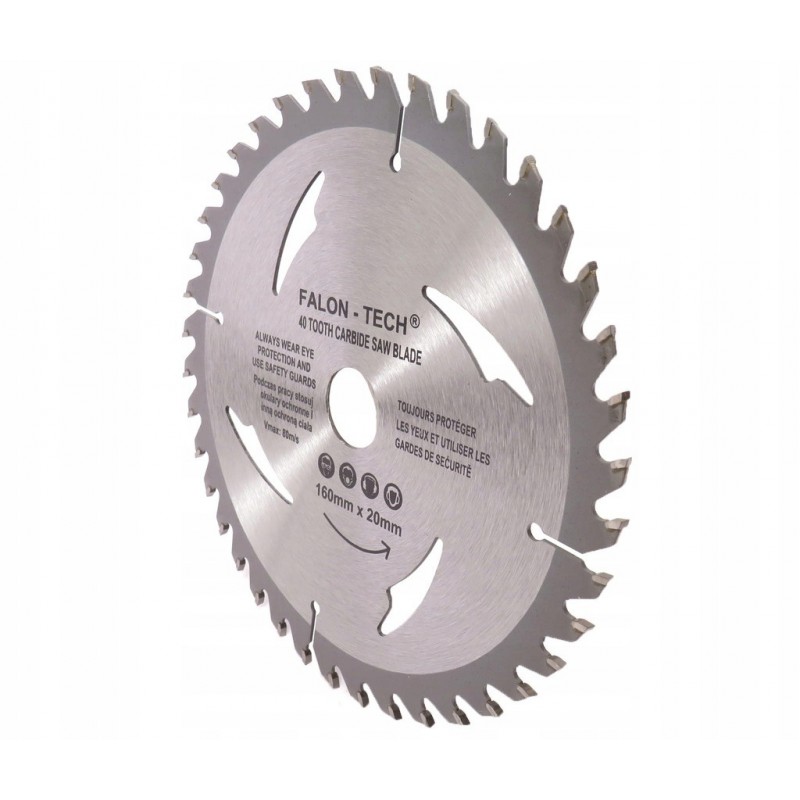 Medienos pjovimo diskas 160×20mm, 40T