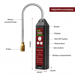 Dujų nuotėkio detektorius