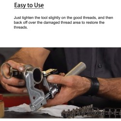 Universalus išorinio sriegio taisymo įrankis Ø35-130mm