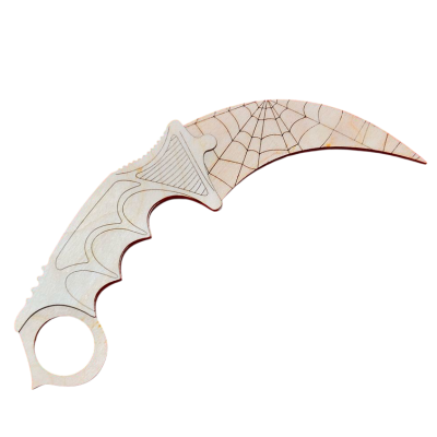 DIY medinis karambit peilis...