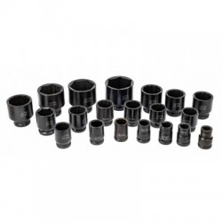 Smūginių galvučių rinkinys 3/4″ + 1″, 26 vnt.