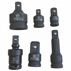 Smūginių adapterių rinkinys 3/4″, 1/2″, 3/8″, 6vnt.