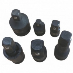 Smūginių adapterių rinkinys 3/4″, 1/2″, 3/8″, 6vnt.