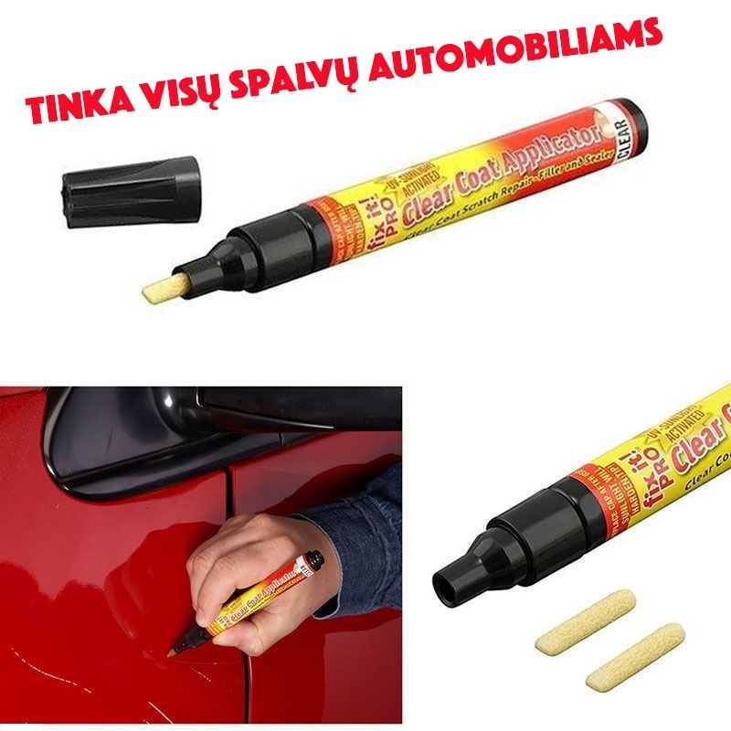 Markeris įbrėžimų šalinimui automobiliui