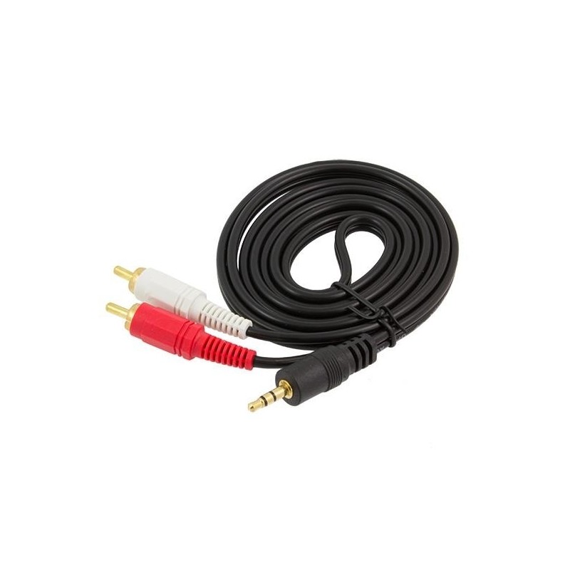 Laidas 3,5mm - 2xRCA CINCH 1,5M