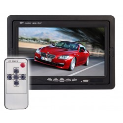 Bevielė vaizdo kamera automobilio galinio vaizdo stebėjimui + LCD 7"