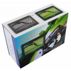 Bevielė vaizdo kamera automobilio galinio vaizdo stebėjimui + LCD 7"