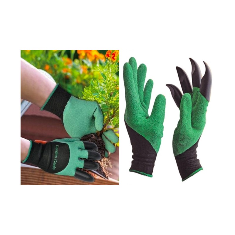 Universalios sodo pirštinės su nagais "Garden Genie Gloves"