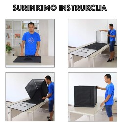 Profesionali Foto Dėžė Su LED Apšvietimu 60 CM. Profesionali Foto Dėžė Su LED Apšvietimu 60 CM.