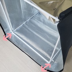 Profesionali Foto Dėžė Su LED Apšvietimu 80 CM. Profesionali Foto Dėžė Su LED Apšvietimu 80 CM.