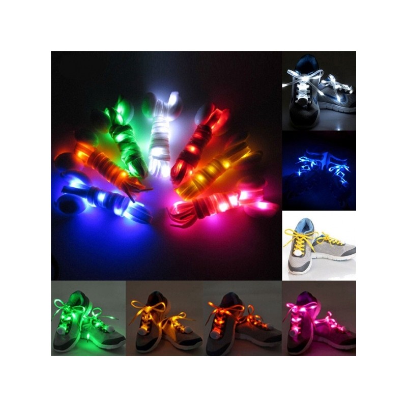 LED šviečiantys batų raišteliai - Raudona