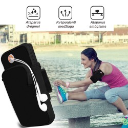 Rankos piniginė - telefono dėklas sportui - Rožinė